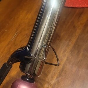 Pink and Silver Hair Curler